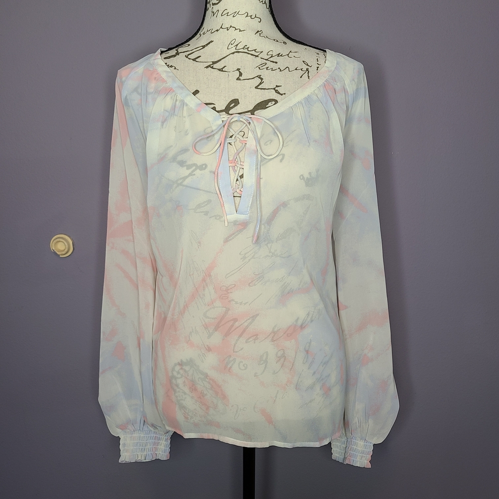 Modcloth Chiffon Blouse